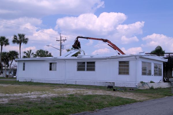 Mobile Home Demolition in North Fort Myers
